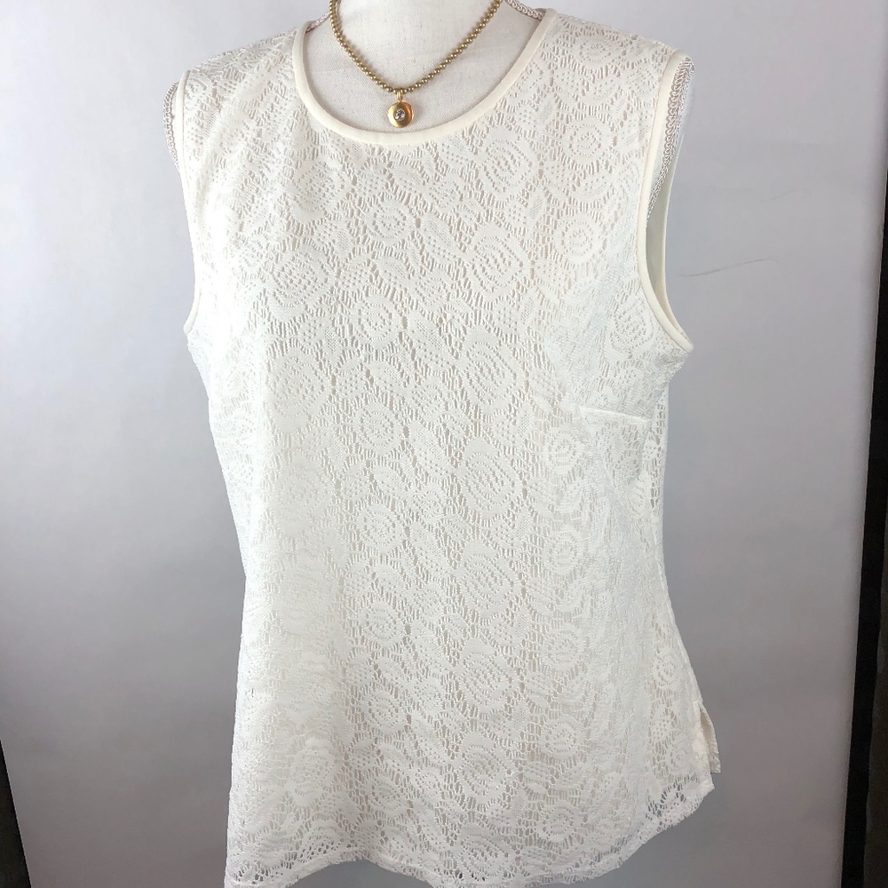 Kasper Career Sleeveless Top Size L